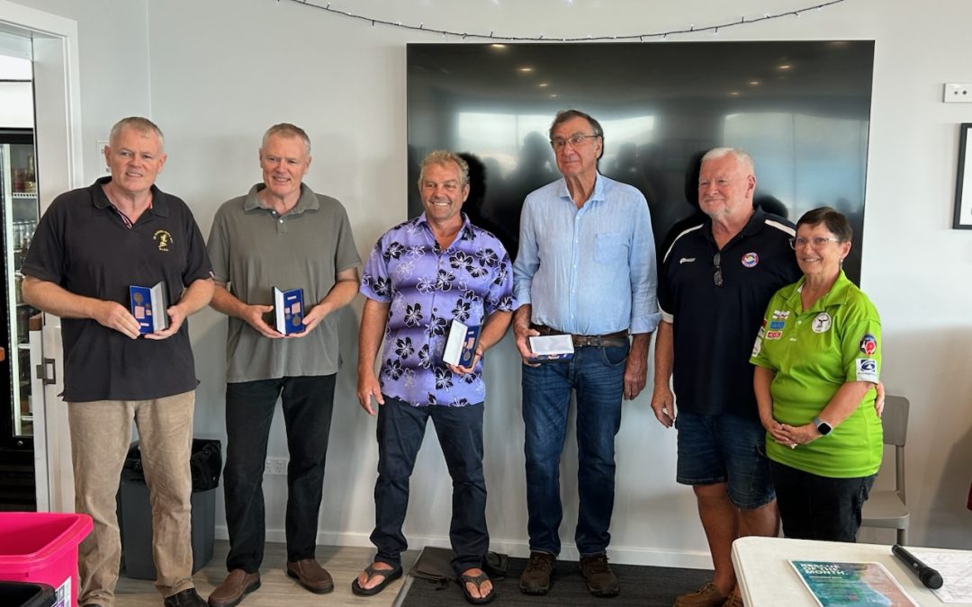 Honouring Dedication: National Service Medals Awarded to Four TGHNSLSC Members